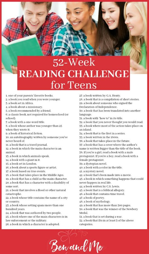 This reading challenge for teens is fun, outside the box, and interesting enough your kids will want to accept my challenge to read 52 books in the coming year! Challenge For Teens, Autobiography Writing, Reading Incentives, Start Homeschooling, Homeschooling High School, How To Start Homeschooling, Homeschool Inspiration, How To Homeschool, Homeschool Tips