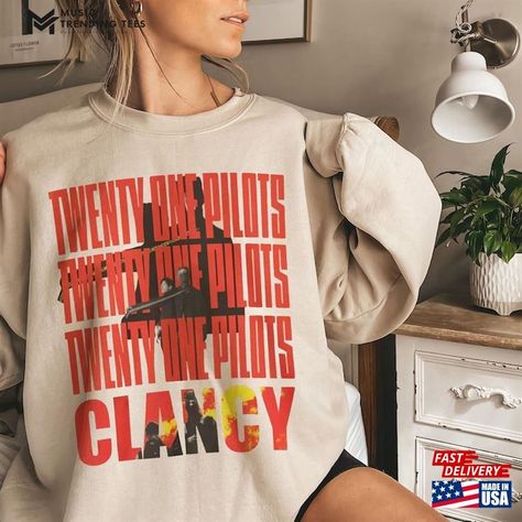 Twenty One Pilots Clancy 2024 2025 Album Tour Shirt Merch Classic Hoodie Check more at https://musictrendingtees.com/product/twenty-one-pilots-clancy-2024-2025-album-tour-shirt-merch-classic-hoodie/ Twenty One Pilots Hoodie, Clancy Tour, Twenty One Pilots Merch, 21 Pilots, I Miss U, Miss U, 15th Birthday, Band Shirts, Tour Shirt