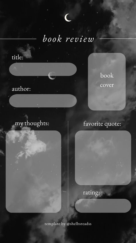 Black galaxy aesthetic book review template for Instagram Black Galaxy Aesthetic, Book Cover Design Aesthetic, Book Template Aesthetic, Book Review Aesthetic, Book Review Template Instagram, Aesthetic Book Review, Booktok Ideas, Reviews Template Instagram, English Portfolio