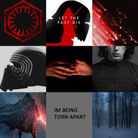 Kylo Ren Kylo Ren Aesthetic, Aesthetics Collage, Fear Leads To Anger, Star Wars Sequel Trilogy, Wars Aesthetic, Star Wars Vii, Avengers Quotes, Knights Of Ren, Only Aesthetic