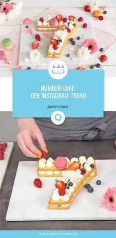 2018 Instagram, Number Cake, Instagram Trends, Number Cakes, Sweets Desserts, Cake Pops, Macarons, Baking Recipes, Fondant