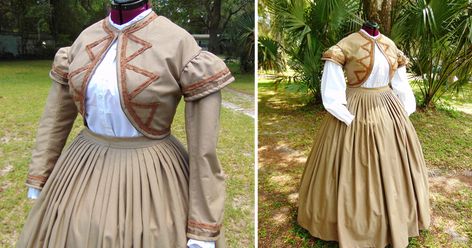 Patterns: Truly Victorian #444 "1864 Spanish Jackets"                 Truly Victorian #441 "1861 Garibaldi Blouse" Fabrics: 100% cotton,... Garibaldi Blouse, Little Women Costumes, Truly Victorian, Women Costume, Detachable Sleeves, Blouse Fabric, Costume Design, Fashion Inspiration, Victorian Dress