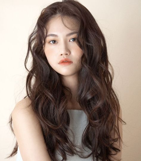 Jelly Perm Korean, Jelly Perm, Wavy Hair Perm, Ash Brown Hair Color, Hair Perm, Korean Short Hair, Hair Inspiration Long, Birthday Hairstyles, Korean Hair