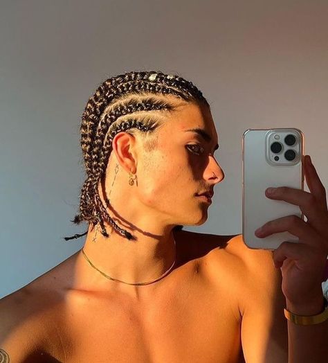 Long Curly Hair Men, Cornrow Styles, Cornrow Hairstyles For Men, Men Haircut Curly Hair, Asian Men Hairstyle, Mens Hairstyles Thick Hair, Hair Inspiration Short, Black Men Hairstyles, Mens Braids