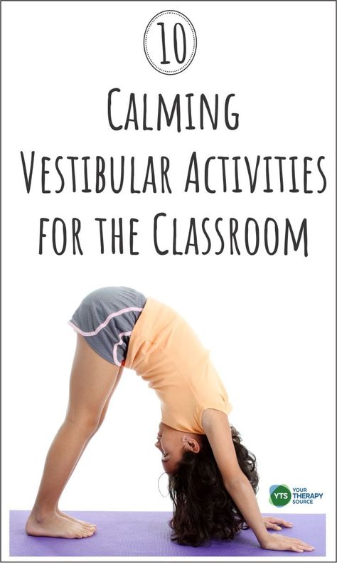 Are you in search of easy, calming, vestibular activities for the classroom?  Vestibular activities can be very beneficial to students to help get their bodies and brains ready to learn. Vestibular Activities, Activities For The Classroom, Therapy Ball, Vestibular System, Calm Kids, Occupational Therapy Activities, Sensory Diet, Pediatric Occupational Therapy, Brain Gym