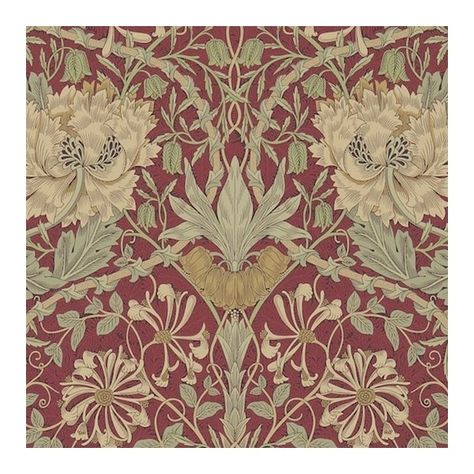 Wallpaper William Morris, Witchy Summer, William Morris Honeysuckle, Countryside Wallpaper, Tulip Wallpaper, 1920 Art, Floral Pattern Wallpaper, Flowers Graphic, Classic Wallpaper