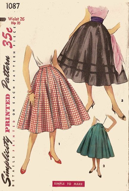 50s Skirt Pattern, 50s Skirt, 1950s Skirt, Pattern Grading, 1950s Sewing Patterns, Dresses By Pattern, Umbrella Skirt, Fashion 1950s, Full Skirts