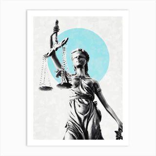 Underdott Art | Free Shipping | Shop Fy Justice Painting, Lady Of Justice, Justice Art, Augmented Reality Art, Justice Statue, Medusa Art, Dog Portraits Art, Lady Justice, Planets Art