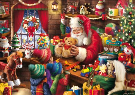 Traditional Advent Calendar, Xmas Countdown, 2000 Piece Puzzle, Harry Potter Puzzle, Discovery Toys, Holiday Puzzle, Christmas Puzzle, Santa's Workshop, Christmas Scenes