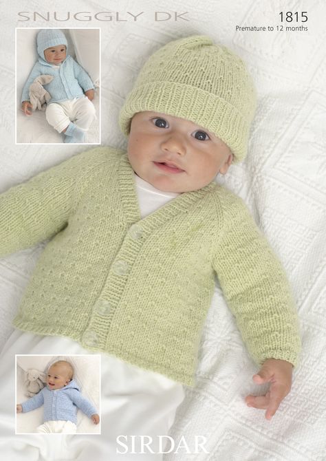 Sirdar 1815 Snuggly DK (downloadable PDF) - Wool Warehouse - Buy Yarn, Wool, Needles & Other Knitting Supplies Online! Sirdar Knitting Patterns, Crochet Baby Blanket Beginner, Baby Cardigan Knitting Pattern Free, Baby Hat Knitting Pattern, Knitting For Charity, Baby Sweater Knitting Pattern, Baby Cardigan Knitting Pattern, Baby Knitting Patterns Free, Premature Baby