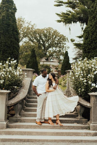 new york engagement inspo, old westbury gardens, engagement outfit inspo, new york engagement, best long island photo locations, couple session, engagement session, neutral outfit aesthetic, interracial couples, interracial engagement photos, interracial engagement inspiration, new york couple photos, old westbury engagements, long island, long island wedding venue, new york wedding venue Old Westbury Gardens Photoshoot, Long Island Engagement Photos, Interracial Engagement Photos, Interracial Engagement, Outfit Inspo New York, Queen Photoshoot, Neutral Outfit Aesthetic, New York Couple, Old Westbury Gardens