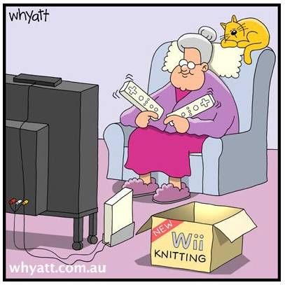 Tim Whyatt Cartoons Whyatt Cartoons, Knitting Humor Funny, Aging Humor, Senior Humor, Knitting Quotes, Knitting Humor, Mumford And Sons, Young At Heart, Growing Old