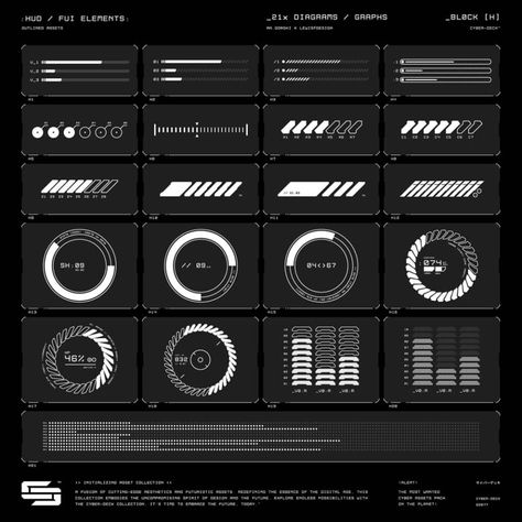 Pixel Art Infographic, Retro Cyberpunk, Sci-fi Ui, Minimalism Challenge, Team Magma, Game Card Design, Graphic Assets, Cyberpunk Design, Ui Patterns