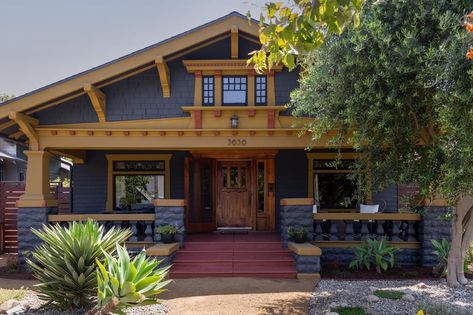 Arts And Crafts Style Homes Exterior Craftsman Houses, Coffered Ceiling Wood, Craftsman Exterior Paint Colors, American Craftsman House, Tall Ceiling Living Room, Craftsman Houses, Arts And Crafts Style Homes, Ceiling Wood, Wood Wall Paneling