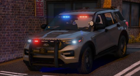 2020 Ford Explorer, Ford Police, Sport Car, Army Vehicles, Emergency Vehicles, Gta 5, Ford Explorer, Mammals, Suv Car