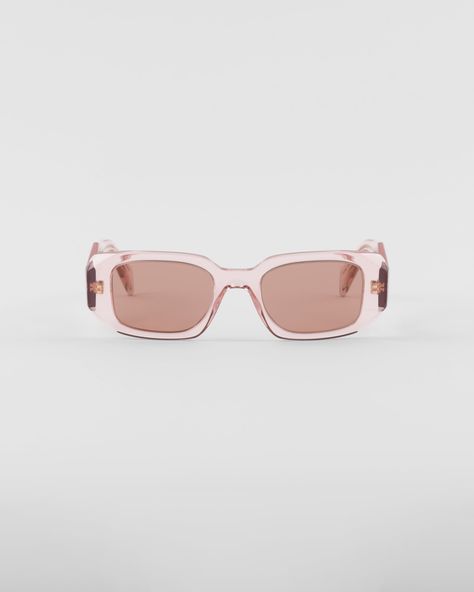 Prada Symbole Sunglasses, Re Edition Prada, Front Highlights, Prada Pink, Prada Triangle, Ballerina Slippers, Sunglasses Women Designer, Luggage Bags Travel, Prada Eyewear