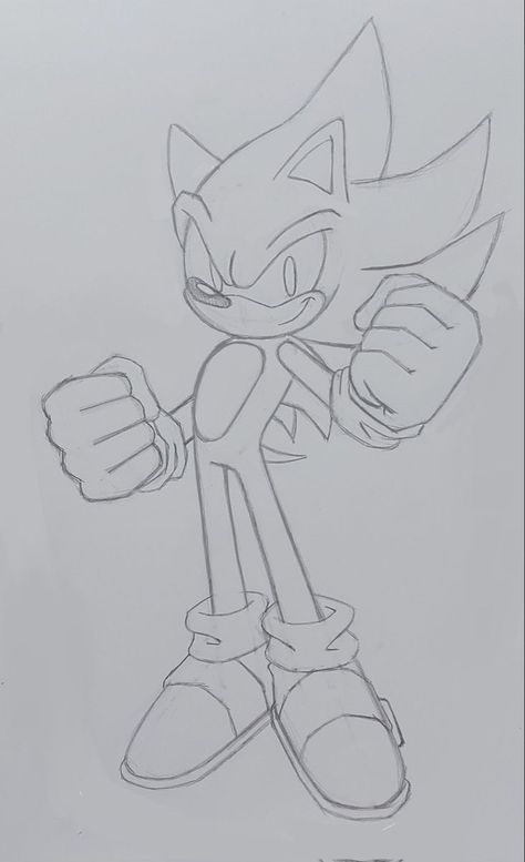 Sonic The Hedgehog How To Draw, Sonic Sketch Easy, Sonic The Hedgehog Art Draw, Sonic And Shadow Drawing, Shadow From Sonic Drawing, Sonic Art Tutorial, Sonic Drawing Pencil, Shadow The Hedgehog Sketch, Sonic Sketch Art