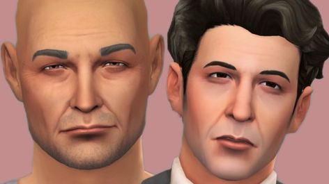 happy new year! i come bearing a new wrinkle overlay to christen my new CC simblr. inspired by my john locke (LOST) sim who will... – @simeffable on Tumblr John Locke Lost, Sims 4 Skin, Skin Overlay, John Locke, Masculine Fashion, Face Kit, Best Sims, Wrinkled Skin, Dewy Skin