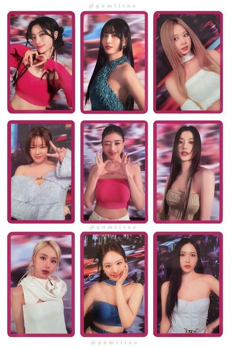 Foto Card, Twice Ready To Be, Photocards Template, Photocards Kpop, Pc Template, Photocard Template, Lomo Card, Photo Card Template, Be Ready