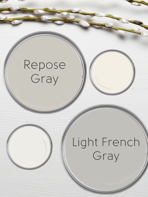 Light French Grey Exterior, Repose Gray Vs Light French Gray, Light French Grey Sherwin Williams, Repose Gray Lightened 50%, Light French Gray Coordinating Colors, French Gray Sherwin Williams, Light French Gray Sherwin Williams, Sherwin Williams Light French Gray, Grey Kitchen Walls White Cabinets