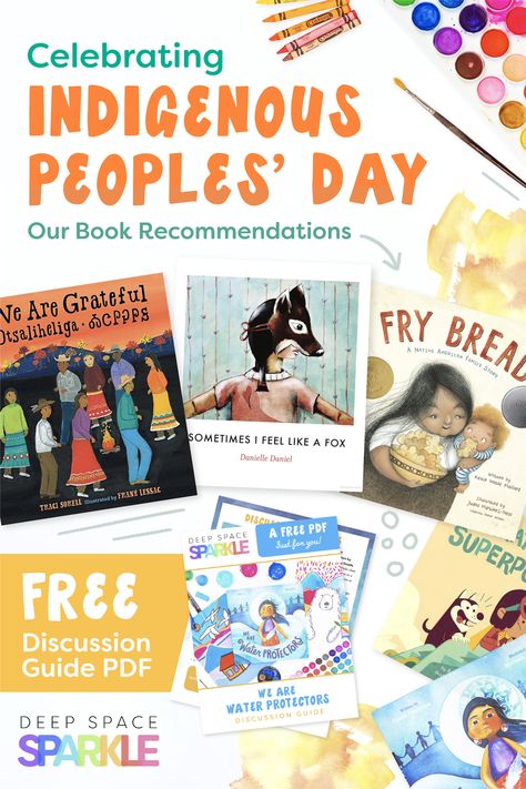 How to Celebrate Indigenous People's Day | Our Book Recommendations | Deep Space Sparkle Indigenous Learning Activities, Indigenous People Unit Study, Indigineous Peoples Day, Indigenous Peoples Day Crafts For Kids, Indigenous Teachings, Indigenous Activities, Homeschool Themes, Cherokee Language, Indigenous History