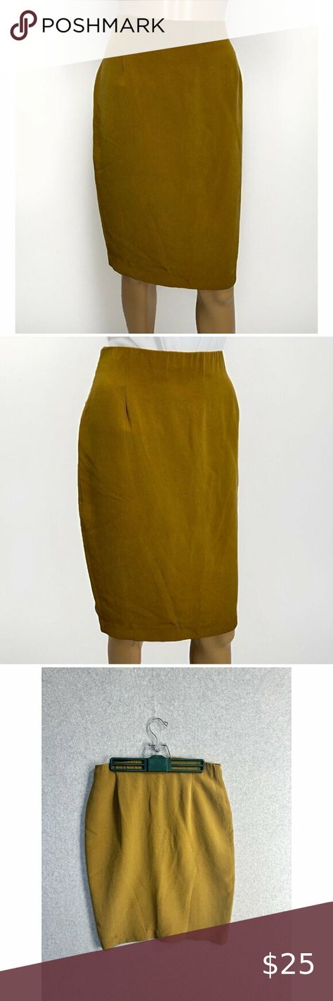 VTG 90s 100% Silk CLASSIQUES FOR NORDSTROM Olive Midi Skirt Sz 10 Lined Zipper Olive Green Midi Skirt, 90s Skirt, Green Midi Skirt, Dry Cleaners, Recycle Clothes, Nordstrom Dresses, Fast Fashion, Fashion Forward, Midi Skirt