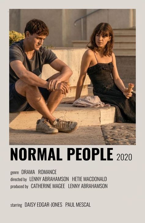 Normal People Movie, Normal People Poster, Series Posters, Movie Wall, Film Posters Vintage, Hollywood Movies, Normal Person, Normal People, Film Posters