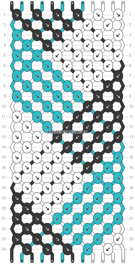 Normal Pattern #24716 | BraceletBook.com Cool Friendship Bracelets, String Bracelet Patterns, Ankle Bracelets Diy, Jasper Bead Bracelet, Friendship Bracelet Patterns Easy, Cute Friendship Bracelets, Handmade Friendship Bracelets, Diy Bracelets Tutorials, Embroidery Bracelets