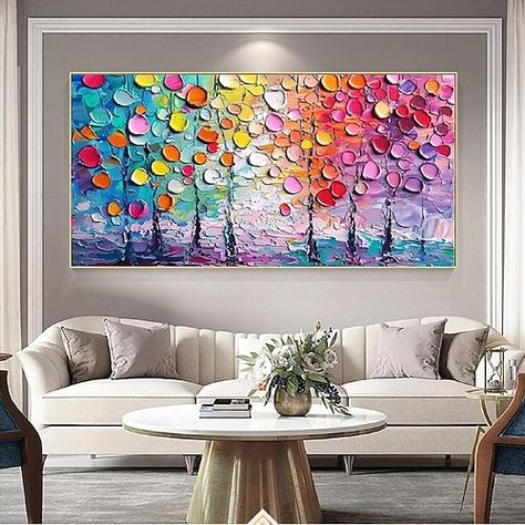 Sofa Artwork, Floral Canvas Painting, Kitchen Entry, Entry Mudroom, Modern Art Canvas Painting, Contemporary Impressionism, Boho Living Room Decor, Painting Contemporary, Painting Subjects