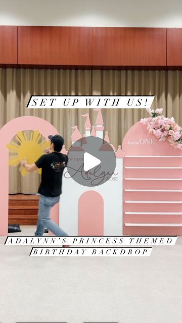 BALLOONS & RENTALS | Event Designer on Instagram: "Watch us set up A princess themed backdrop with a touch of the birthday girl’s Filipino heritage, blooms, and magic ✨

We loved how this design turned out. If you still feel that your backdrop doesn’t need balloons, hopefully this designs proves you otherwise ✨

Still looking for a gorgeous backdrop, event design and styling? DM us today to book! 

DM us today to book with backdrop options starting at $1000+ (minimums required for delivery orders) many self pickup options to choose from! 

We specialize in event design, backdrop and balloons for all occasions! @thesimpleluxeevents 

Love our props and backdrops? Purchase this castle today @thesimpleluxebuilds Dm to inquire! 
.
.
.
.
.
#partybackdrop #partyballoons #balloons #balloongarland Princess Backdrop Birthday, Backdrop Event Design, Princess Castle Backdrop, Backdrop Event, Princess Backdrops, Filipino Heritage, Castle Backdrop, Princess Castle, Backdrops For Parties