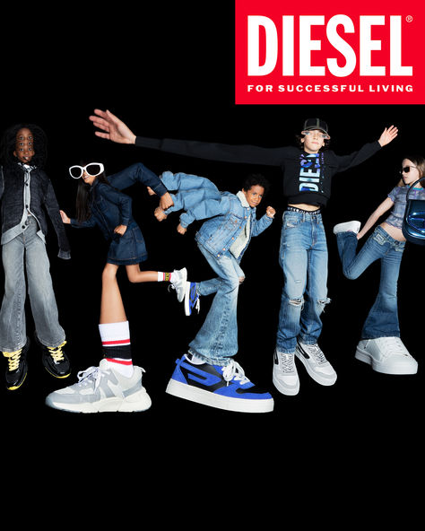 Playful distortions redefining fashion.
The new campaign for kids Fall Winter ‘23 by Diesel is out now


#DIESEL
#dieselkid
#Bravekid
#fallwinter23 Diesel Campaign, Diesel Aesthetic, Editorial Concept, Fashion Management, Retail Advertising, Kids Falling, Brave Kids, Diesel Store, Management Styles