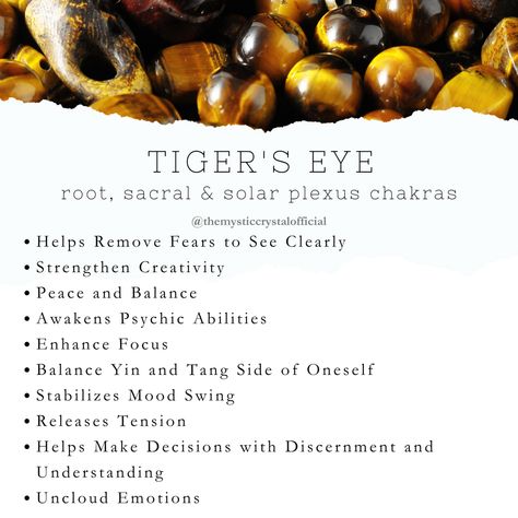 Tiger's Eye Meaning - Mystic Crystal Dream Tiger’s Eye, Tiger Eye Crystal Meaning, Tigers Eye Meaning, Earth Medicine, Crystals Meaning, Tigers Eye Crystal, Eye Meaning, Pagan Spirituality, Crystals For Manifestation