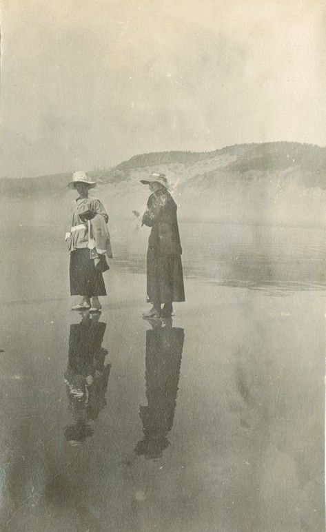 Water reflections | There is a third person here, far in the… | Flickr Vintage People, Somewhere In Time, Water Reflections, The Old Days, Water Painting, Black And White Photography, Old Photos, Vintage Photos, Lighthouse