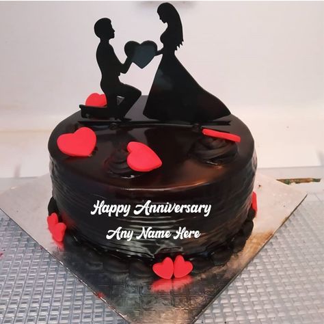 Sending a personalised wish on the wedding anniversary day of your mama mami will be your top priority and you are surely at the best place to make it happen with our happy anniversary cake with name of your mama mami feature at the rescue. All you have to do is choose a happy anniversary cake of your choice and add the name of mama mami on it and make it a beautiful wish to spark their wedding anniversary. Once you customise the wish with our Happy marriage anniversary mama mami cake image Wedding Cake With Name, Happy Wedding Anniversary Cake, Cake Name Edit, Anniversary Cake Pictures, Happy Marriage Anniversary Cake, Anniversary Cake With Photo, Chocolate Heart Cakes, Marriage Anniversary Cake, Anniversary Cake With Name