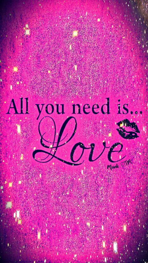 Love Is All You Need Galaxy Wallpaper #androidwallpaper #iphonewallpaper #wallpaper #galaxy #sparkle #glitter #lockscreen #pretty #cute #girly #quotes #sayings #love #vintage #inspirational #art #pink Glitter Lockscreen, Vs Wallpaper, Sarcastic Wallpaper, Mexican Wallpaper, Lips Wallpaper, Galaxy Quotes, Girly Backgrounds, Wallpaper Galaxy