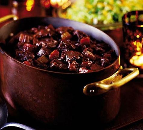 Alternative Burns Night - Venison Stew - Nick Nairn BBC Good Food John Besh Recipes, Braised Venison, Venison Stew, Scottish Dishes, Deer Recipes, Slow Cooker Turkey Breast, Mardi Gras Food, Red Beans And Rice, Scottish Recipes