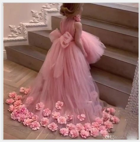 Tulle Pattern, Gown Neckline, Birthday Princess Dress, Girls Birthday Party Dress, Girls Bridesmaid Dresses, Cheap Flower Girl Dresses, First Communion Dress, Birthday Party Dress, Dress Flower