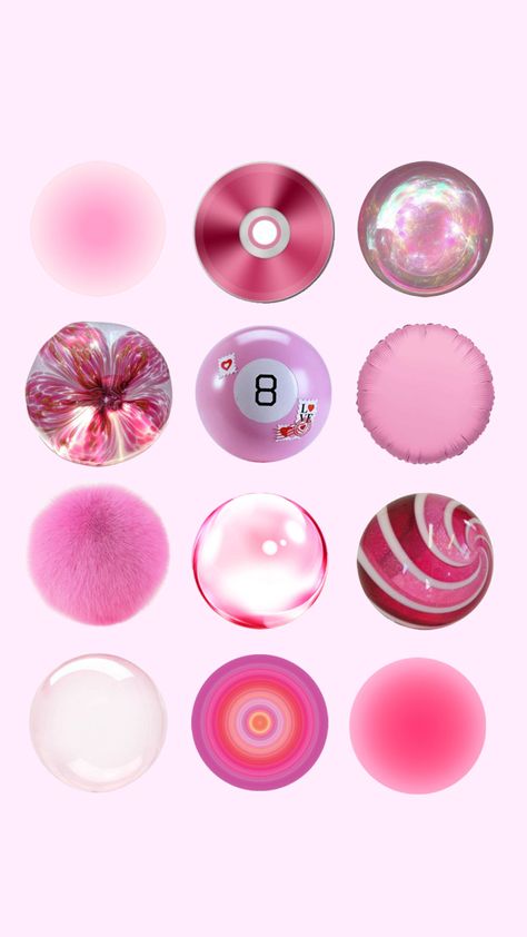 Ig Icons Highlights Aesthetic, Circles Wallpaper, Circle Collage, Highlight Covers Instagram, Graphic Shapes Design, Insta Icon, Iphone App Layout, Pink Highlights, Pink Instagram