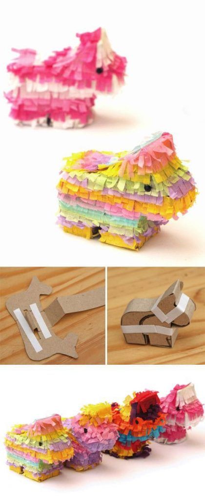 Pinata Diy, Anniversaire Diy, Mini Pinatas, Diy Pinata, Kartu Valentine, Kraf Diy, Seni Origami, Cute Diys, Fun Diy Crafts