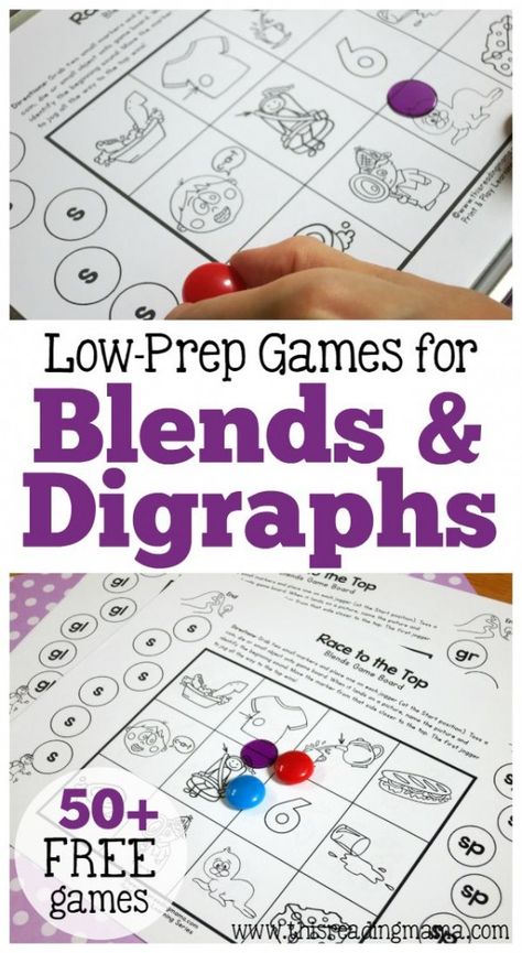 Consonant Blends Activities, Digraph Games, Digraphs Activities, Wilson Reading, Blends Activities, Phonics Blends, Blends And Digraphs, Literacy Games, Phonics Instruction