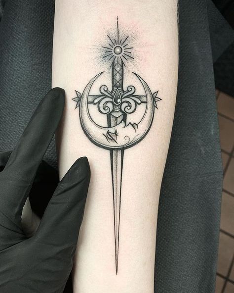 Athame Tattoo, Magical Moon, Sun Tattoos, Tattoos Women, Leg Tattoos Women, Dagger Tattoo, Flower Tattoo Designs, Book An Appointment, Sun And Moon