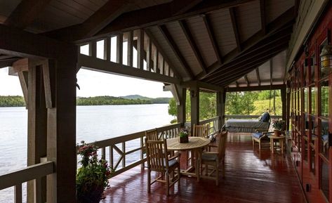 Adirondack Great Camps, Hotel Plans, Cabin Porch, Therapy Center, Lean To, Best All Inclusive Resorts, Saranac Lake, The Boathouse, Boat Decor