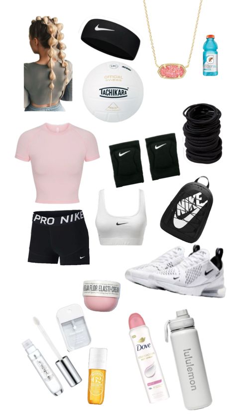 What To Wear To Volleyball Practice, Volleyball Aesthetic Outfits, Volleyball Shorts Outfit, Volleyball Fits, Volly Ball, Volleyball Aesthetic, Collage Outfit, Volleyball Outfit, Volleyball Girl