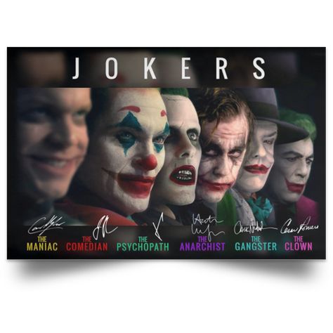 Jokers Character Signature Horizontal Landscape Poster Joker Character, Wolf Costume, Horizontal Landscape, Joker Art, Joaquin Phoenix, Landscape Poster, Retro Wallpaper, Landscape Canvas, Flower Beauty