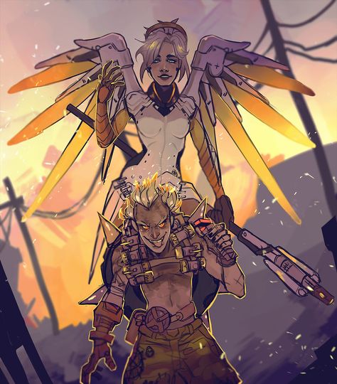 Overwatch Phone Wallpaper, Junkrat Fanart, Jamison Fawkes, Junkrat And Roadhog, Overwatch Comic, Overwatch Fan Art, Overwatch 2, For My Friend, Overwatch