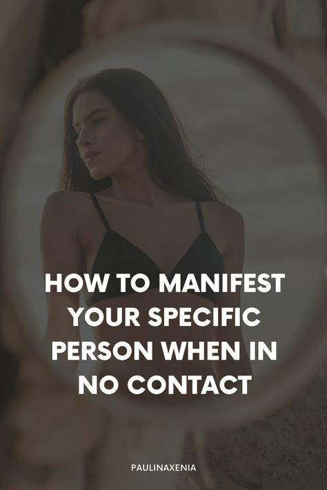 How to manifest a specific person or get your ex back. Manifestation tips to manifest your ex to miss you and get him to want you back. This manifestation method works even when in contact, blocked, third party situation, ghosted, or he pulled away. Manifest Someone, Get Your Ex Back, Manifestation Tips, Specific Person, No Contact, Want You Back, Neville Goddard, Self Concept, How To Manifest