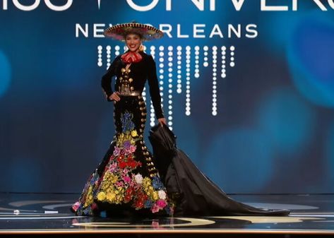 Miss Universe Costume, Universe Costume, Miss Mexico, Charro Suit, Miss Nigeria, Miss Universe National Costume, Mexican Side, Mexico Dress, Miss Colombia