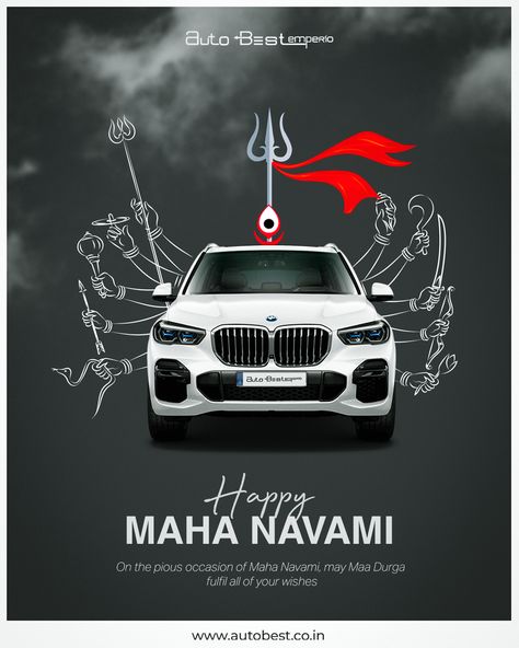 On the auspicious occasion of Mahanavami, May you be blessed with good health, happiness, and fulfillment. Happy Mahanavami! TEAM AUTOBEST EMPERIO • 🚘 #teamautobest #autobestemperio #autobest #abe #navratri #mahanavami #durgamaa #festival Navratri Post Design Ideas, Mahanavami Poster, Mahanavami Creative Ads, Car Ads Design Creative Advertising, Maha Navami Creative Ads, Navratri Creative Ads, Dussehra 2024, Navratri Creative, Navratri Post