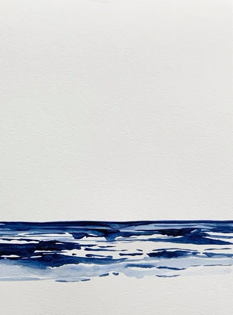 Watercolor Art Sea Ocean, Watercolour Sea, Sea Waves Watercolor Painting, Abstract Ocean Watercolor, Ocean Wave Watercolor Painting, Aquatic Watercolor Painting, Abstract Ocean Painting, Sea Illustration, Watercolor Art Landscape