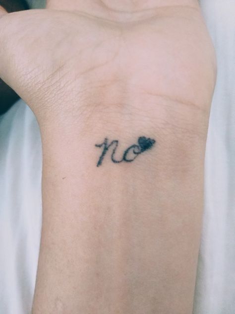 A simple reminder that I'm not obligated to always say yes. Sometimes, it's better for your headspace to just say no~ No Tattoo, Canvas Inspiration, Simple Reminders, Body Is A Temple, Say Yes, Jesus Fish Tattoo, Tattoo Quotes, Tattoo Ideas, Tattoos